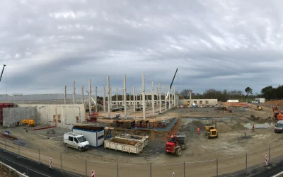 Les travaux d’extension de la plateforme logistique de LIDL à LIFFRE s’accélèrent