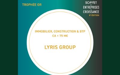 Trophée d’Or 2021 du Sommetdes Entreprises de Croissance