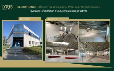 Démarrage des travaux SEGROBâtiment BILL 22